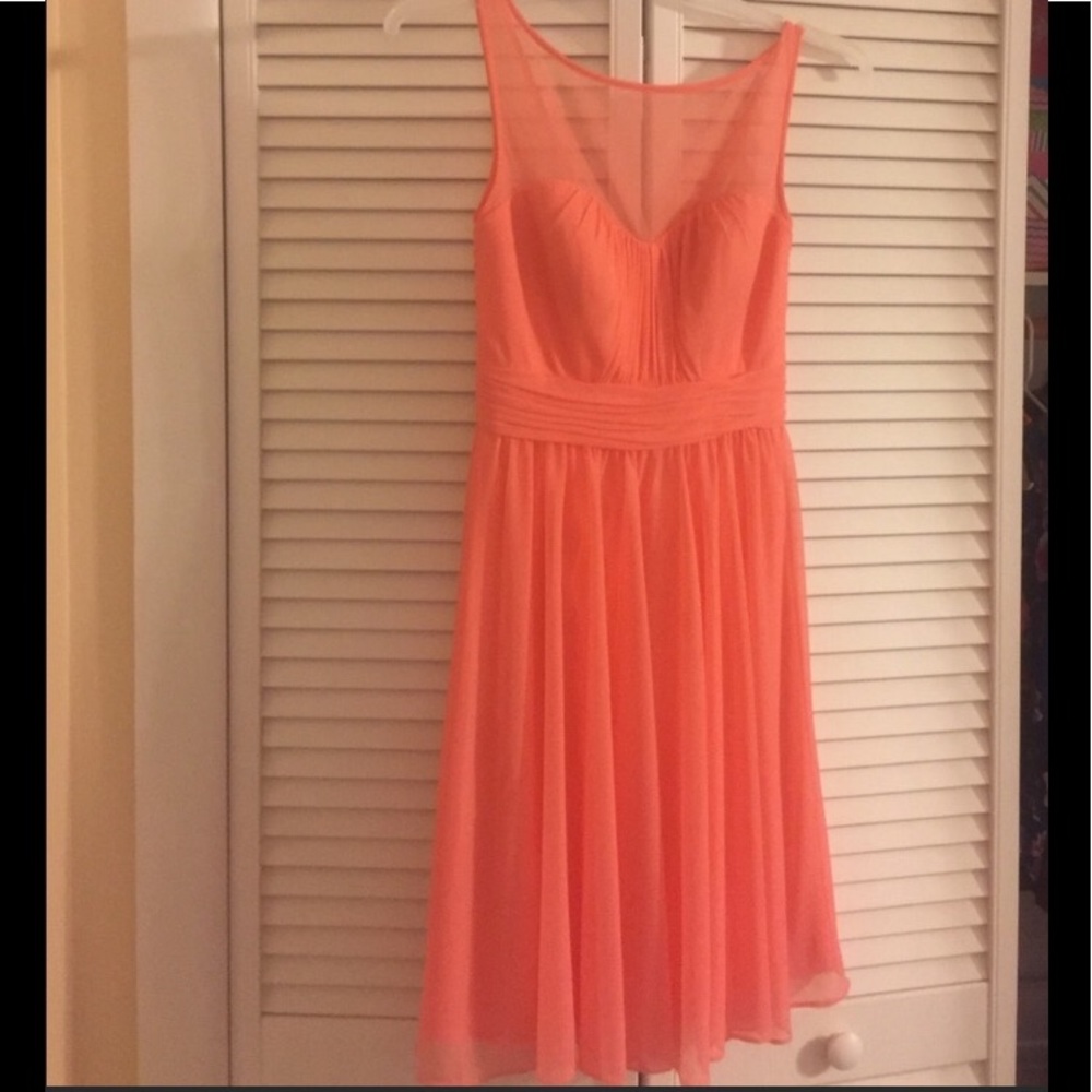 Coral Bridesmaids Dress size 6